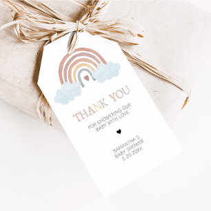 Boho Little Ray of Sunshine Baby Shower Fevor Tags Geschenkanhänger