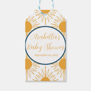 Boho Little Ray von Sun Neutral Baby Shower Geschenkanhänger