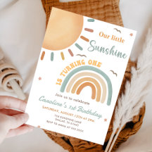 Boho Little Sunshine 1. Geburtstag Party