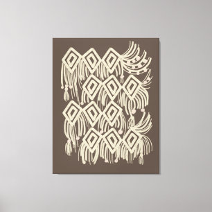 Boho Macrame Hanging Painting Leinwanddruck