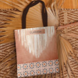 Boho Macrame Southwestern Bachelorette<br><div class="desc">Ein wunderschönes boho Terracotta Fliesen Design macht diese maßgeschneiderten Tasche perfekt für Ihren Junggeselinnen-Abschied oder Geschenke für Ihr Brautparty. Finden Sie passende Artikel in meinem Shop.</div>