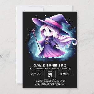 Boho Majestic Wizard Birthday Einladung