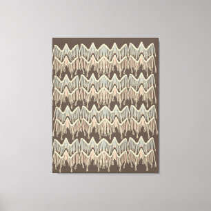 Boho-Makrame-Malerei-Doodle-Kunst Leinwanddruck