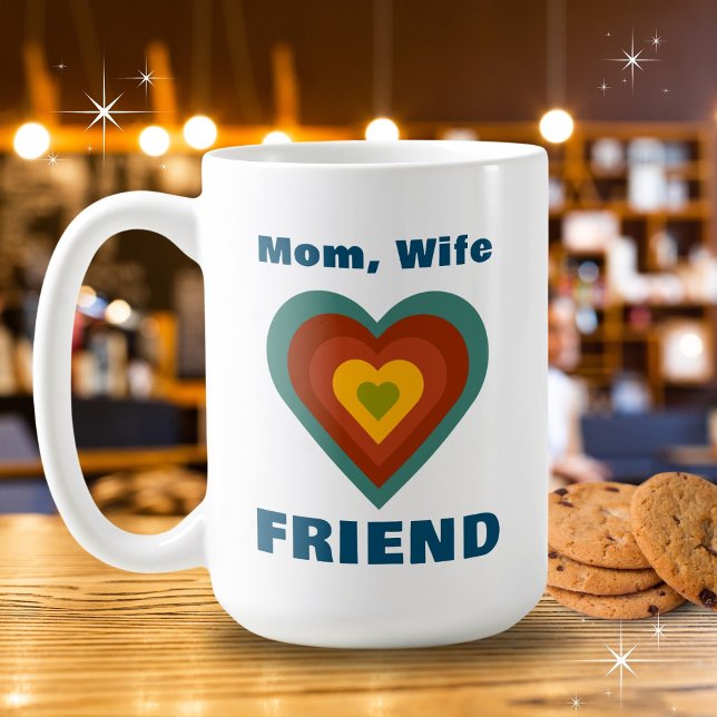 BOHO Mama, Ehefrau, FREUND Kaffeetasse (Available in multiple styles, colors and sizes. )