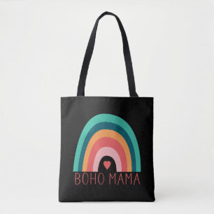 Boho Mama Rainbow Modern Bright Colors Trendy Tasc
