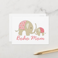 Boho Mama, rosa Elefant