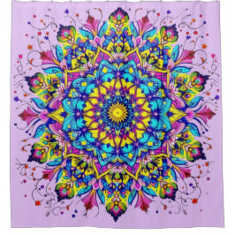 Boho Mandala Duschvorhang