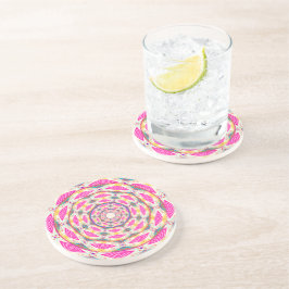 Boho Mandala Getränkeuntersetzer