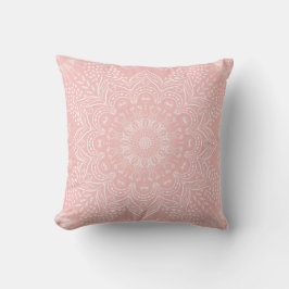Boho Mandala Girly Blush Pink Kissen
