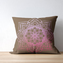 Boho Mandala Rosa Braun