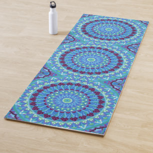 Boho Mandala Yoga Mitternachtsträume Blaues Traini Yogamatte
