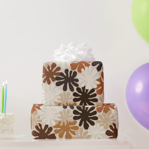 Boho Matisse Blumenmuster Geschenkpapier