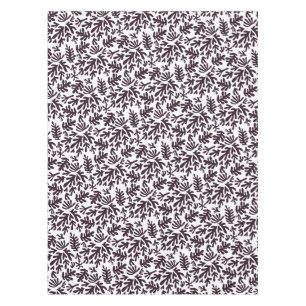 Boho Matisse botanische Formen Muster Schwarz Grau Tischdecke