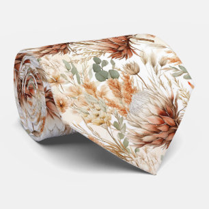 Boho Meadow Wildblumen Neck Tie Krawatte