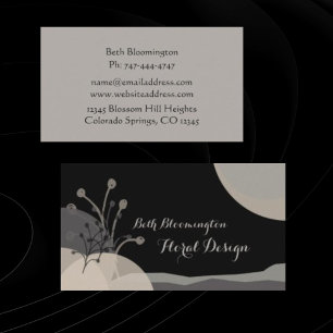 Boho Meditative Healing Arts Business Card Visitenkarte