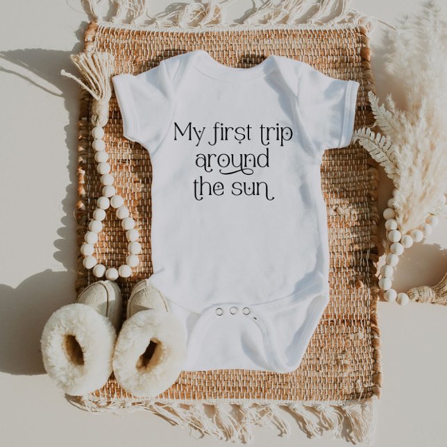 Boho meine erste Reise um den Sun Baby Bodysuit Baby Strampler (Von Creator hochgeladen)