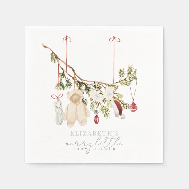 Boho Merry Little Baby Kleidung Wäscherei Baby Dus Serviette (Vorderseite)