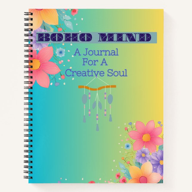Boho Mind Notizbuch (Vorderseite)