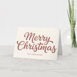 Boho Minimal Script Frohe Weihnachten