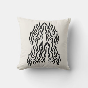 Boho-Minimalist-Line-Art-Kissen – 16x16 moderne De Kissen