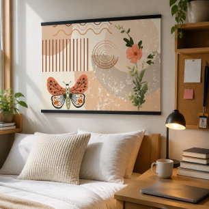 Boho-Minimalist-Poster in neutralen Farben Poster