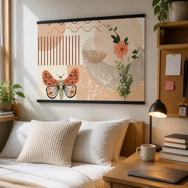 Boho-Minimalist-Poster in neutralen Farben Poster (Von Creator hochgeladen)