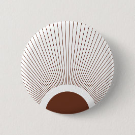 Boho Minimalist Sun Button
