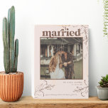 Boho Minimalistisch Botanische Terracotta Hochzeit Holzkisten Schild<br><div class="desc">Mit minimalistischer Blumenkunst, die Ihr liebstes Foto prägt. Fügen Sie Ihre eigenen Fotos und Texte für ein schönes, einzigartiges Geschenk hinzu. Eine besondere Art, Ihre Beziehung zu ehren! Immer ein Treffer, egal welcher Empfänger. Bestellen Sie noch heute dieses besondere Geschenk! Wir können Ihnen ein fachlich personalisiertes Geschenk machen, das sofort...</div>