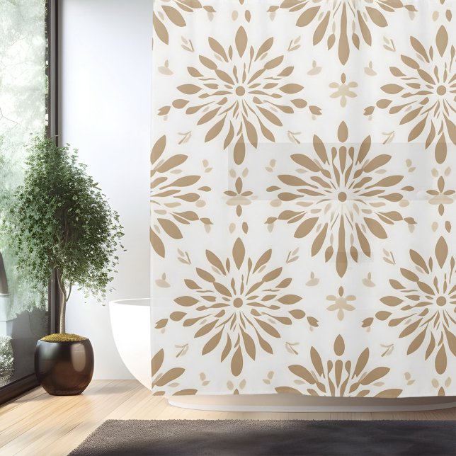 Boho Minimalistisch Mandala Duschvorhang (Von Creator hochgeladen)