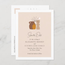 Boho Minimalistisch Vases Save the Date