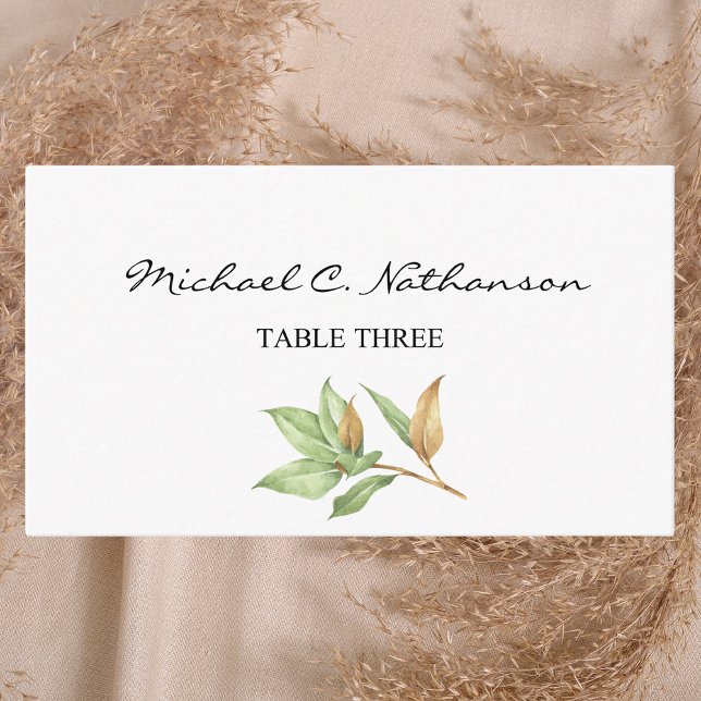 Boho Minimalistisch Wedding Tischnummer Card (Von Creator hochgeladen)