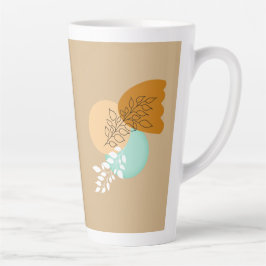 BOHO MINIMALISTISCHE BLÄTTER MILCHTASSE
