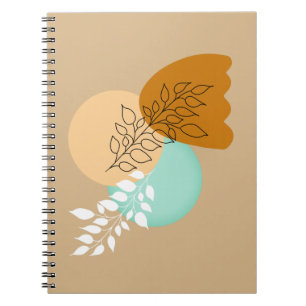 BOHO MINIMALISTISCHE BLÄTTER NOTIZBLOCK