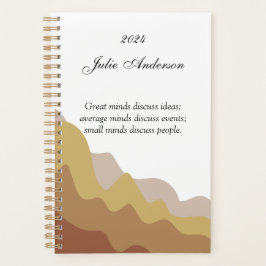 Boho minimalistischer Planer