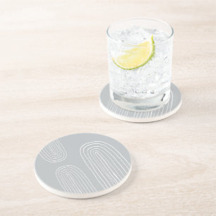 Boho Mitte Jahrhundert Chic Rainbow Getränkeuntersetzer