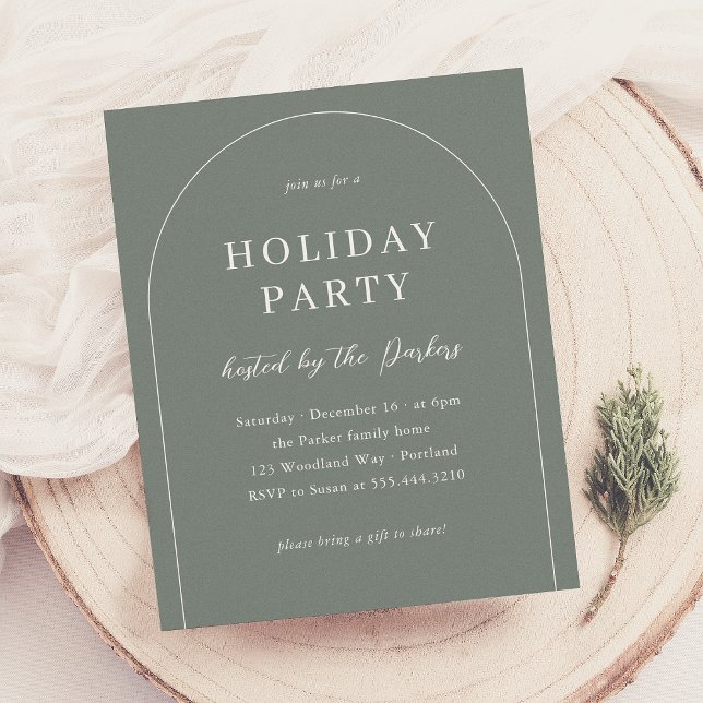 Boho Modern Arch Weihnachtsfeier (Von Creator hochgeladen)