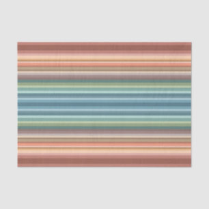 Boho Modern Chic Stripes Seidenpapier