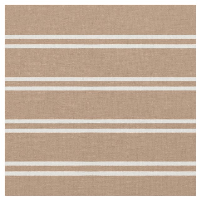 Boho Modern Gender Neutral Striped Simple Brown Stoff (Nahaufnahme)