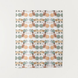Boho modern geometric wallpaper wandteppich