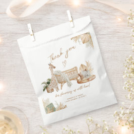 Boho Modern Heart Gender Neutral Baby Shower Geschenktütchen