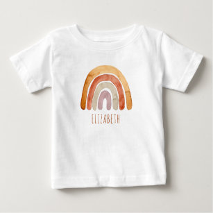 Boho Modern Rainbow Name Baby T-shirt