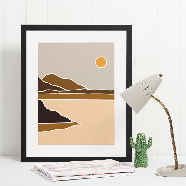 Boho-Moderne Wandkunst Druck Poster (boho modern wall art Print)