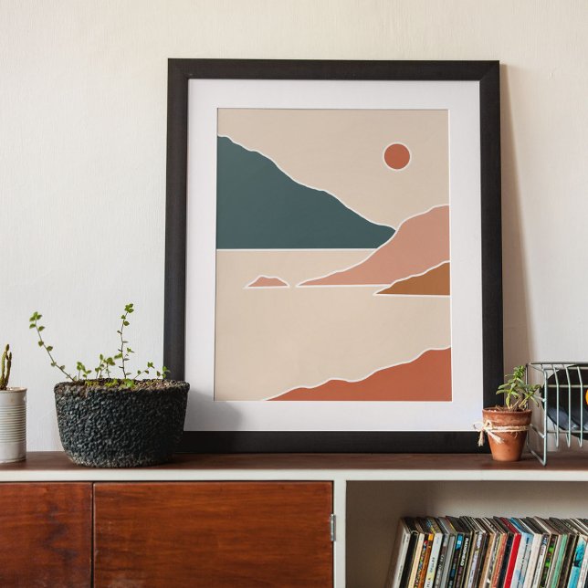 Boho-Moderne Wandkunst Druck Poster (boho modern wall art Print)