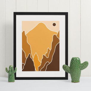 Boho-Moderne Wandkunst Druck Poster