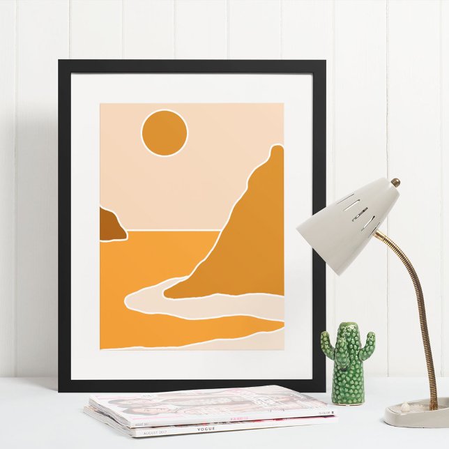Boho-Moderne Wandkunst Druck Poster (boho modern wall art Print)