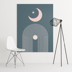 Boho-Moderne Wandkunst Druck, Wertposter Papier Poster