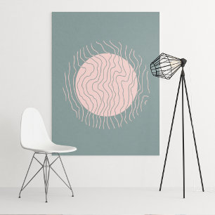 Boho moderne Wandkunst Druck, Wertposter Papier Poster