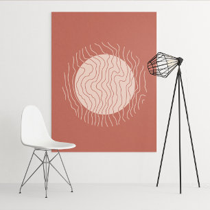 Boho-Moderne Wandkunst Druck, Wertposter Papier Poster