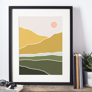 Boho moderne Wandkunst Druck, Wertvolles Poster-Pa Poster