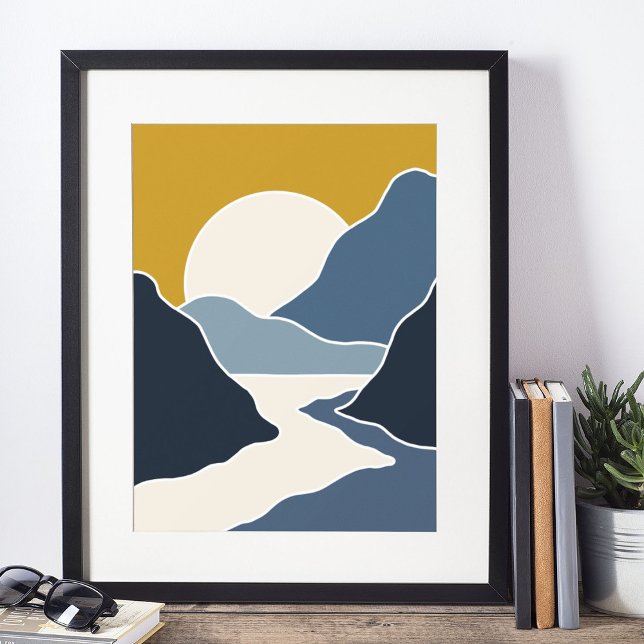 Boho moderne Wandkunst Print, Value Poster Paper (boho modern wall art Print)